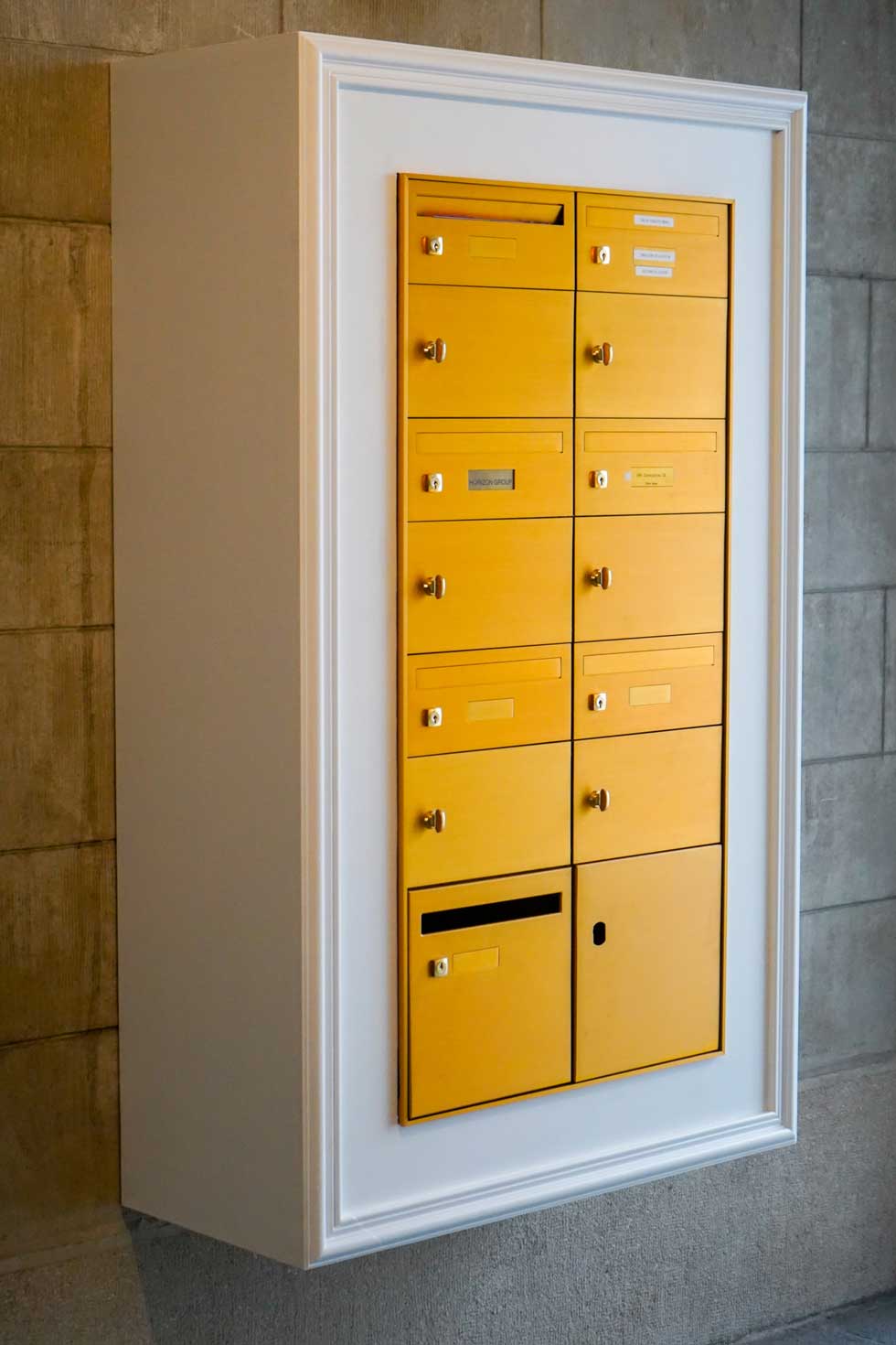 Boite au lettre métallique