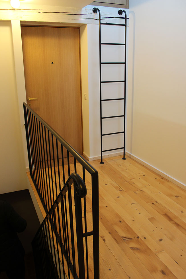 escalier métallique