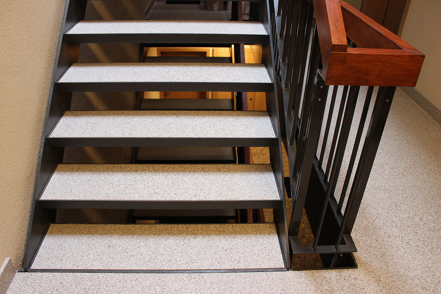 marche à pied et escalier